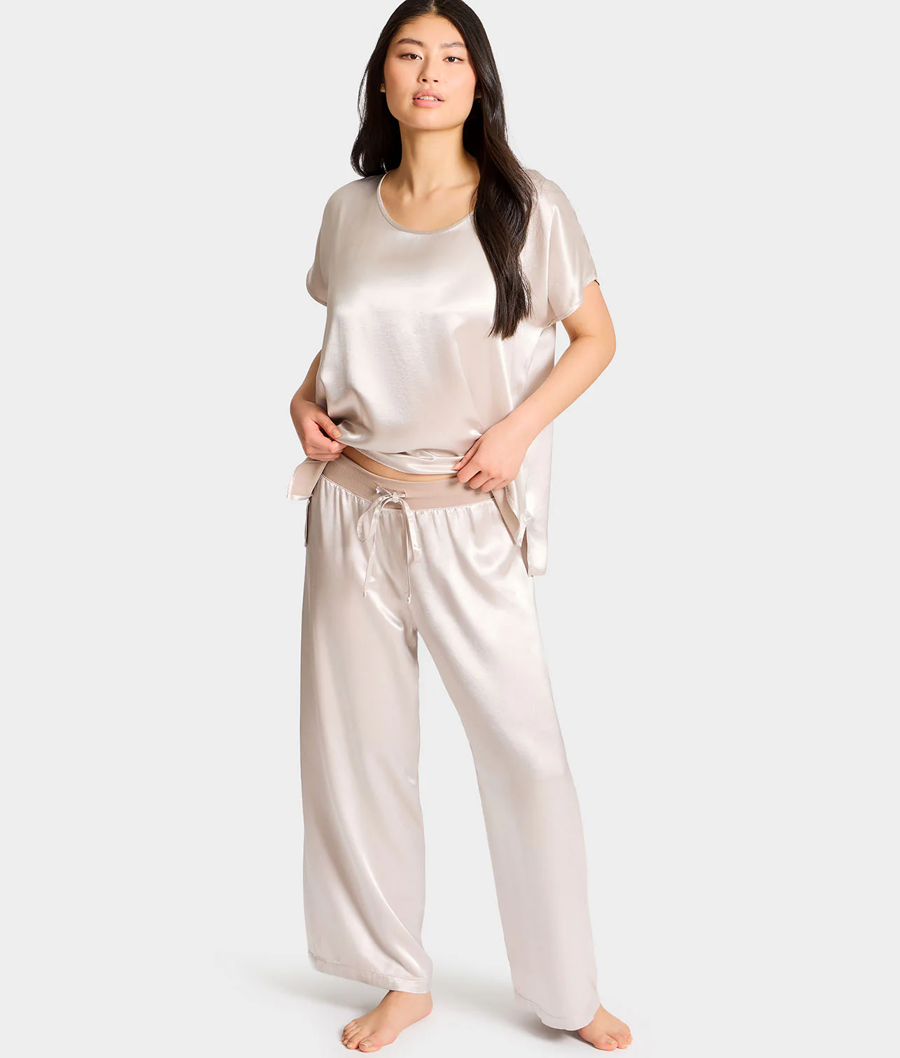 Jolie Satin Ankle Pants - Image 3