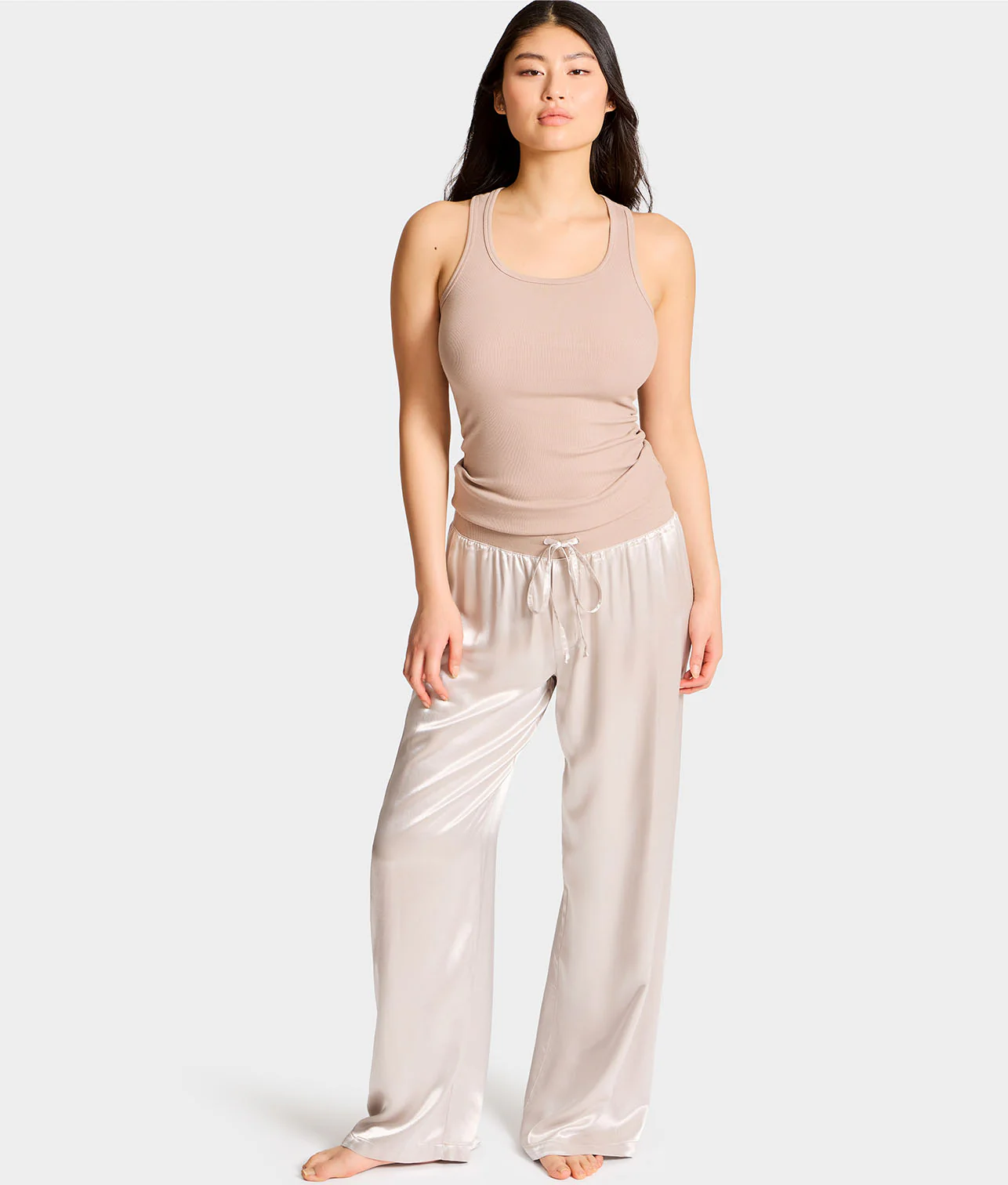 Jolie Satin Lounge Pants - Image 3