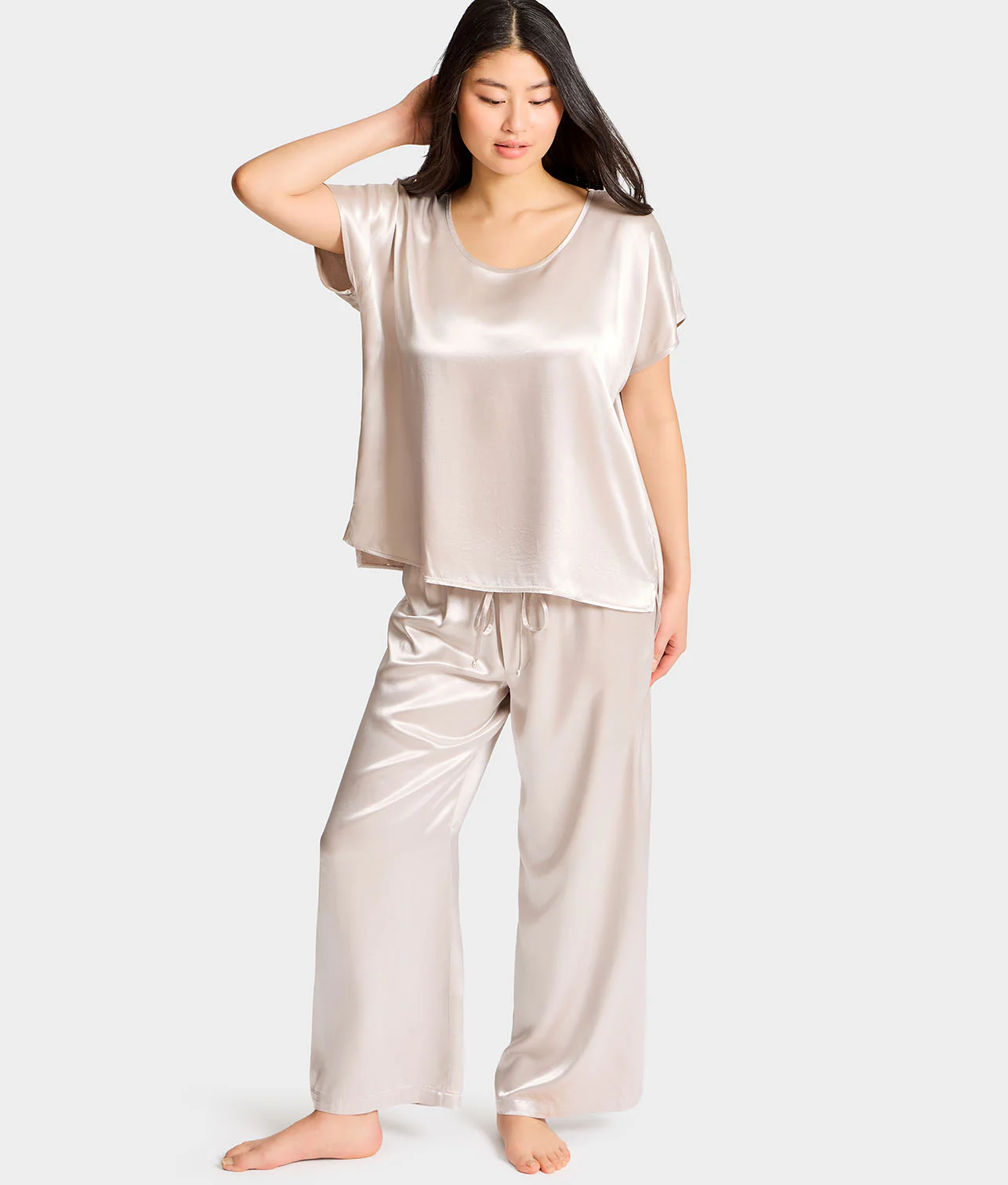 Roxxy Satin Lounge Top - Image 3
