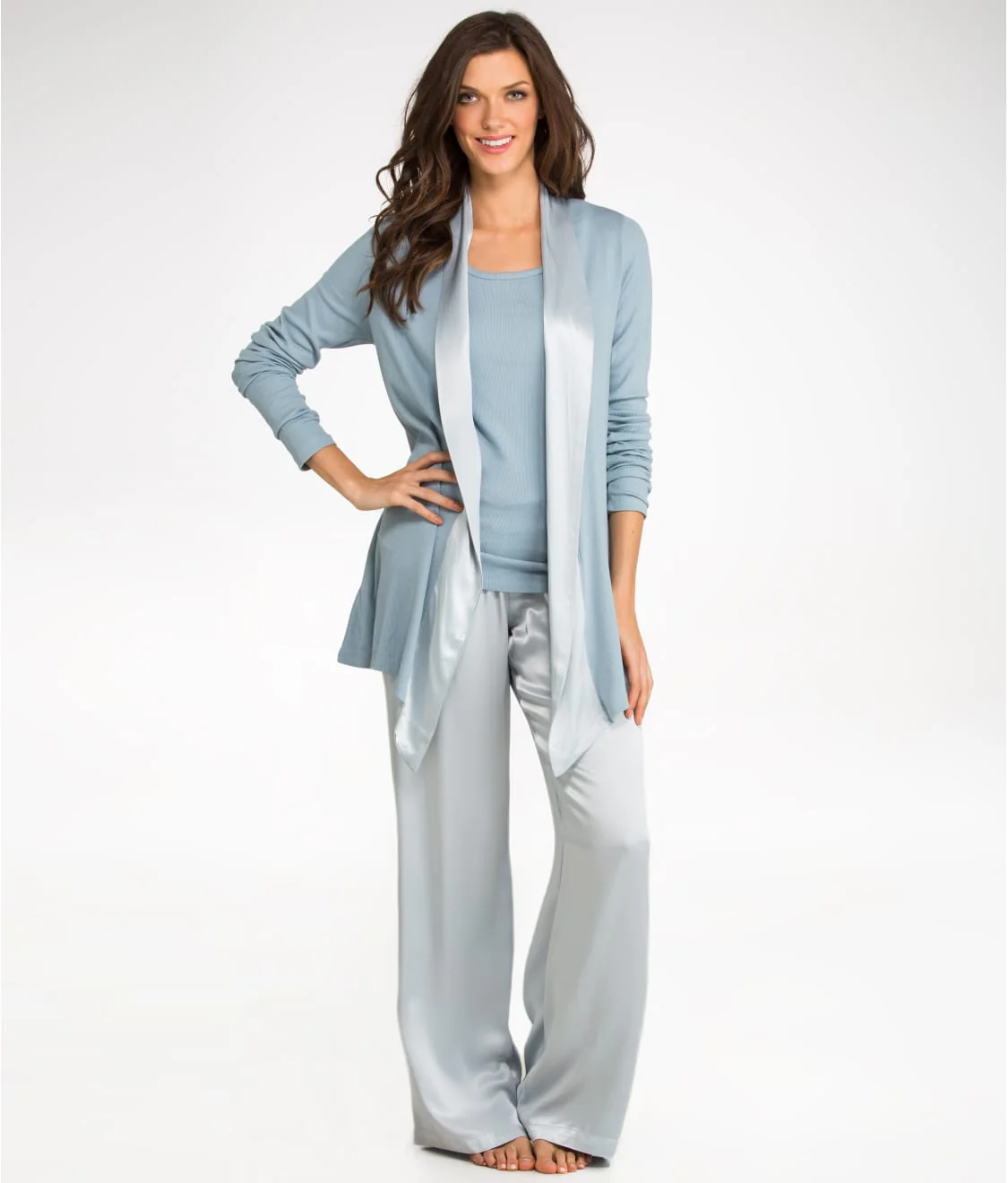 Shelby Knit Lounge Cardigan Wrap - Image 16