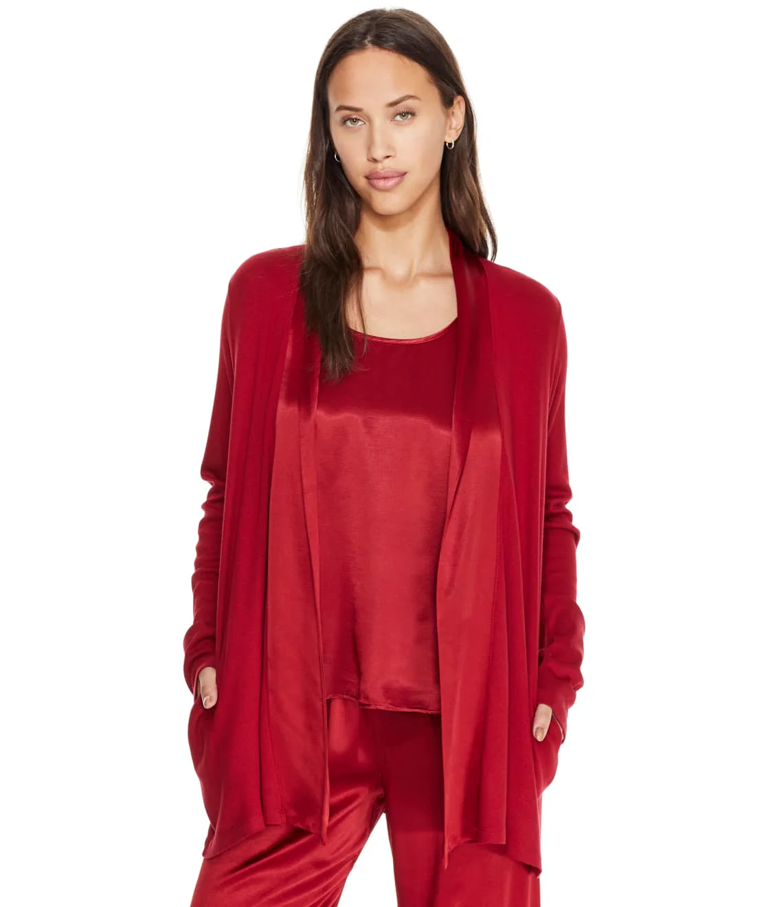 Shelby Knit Lounge Cardigan Wrap - Image 19