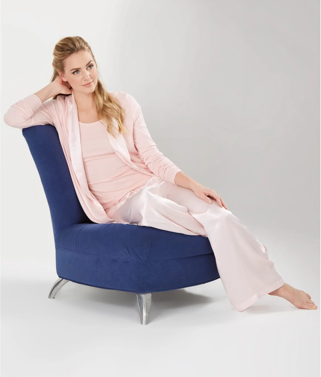 Shelby Knit Lounge Cardigan Wrap - Image 4