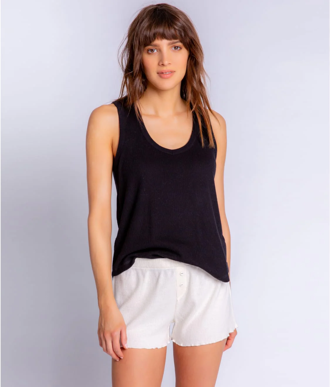 Textured Essentials Ribbed Knit Shorts - Image 13