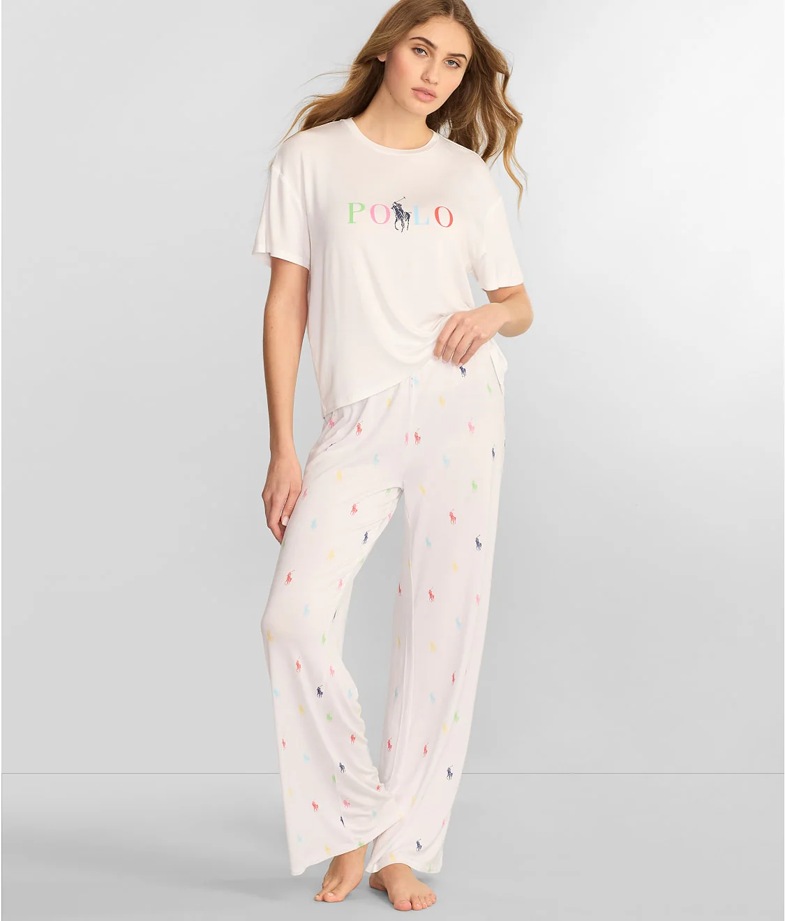 Wide Leg Knit Pajama Pants - Image 7