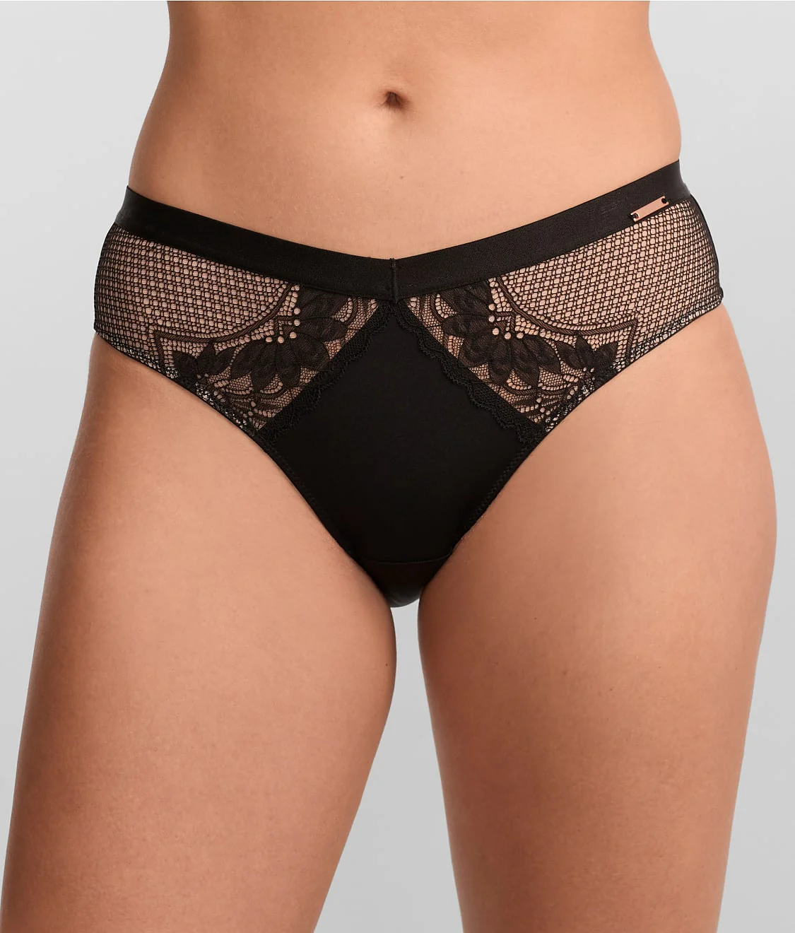 India Gatsby Lace V-Brief - Image 3