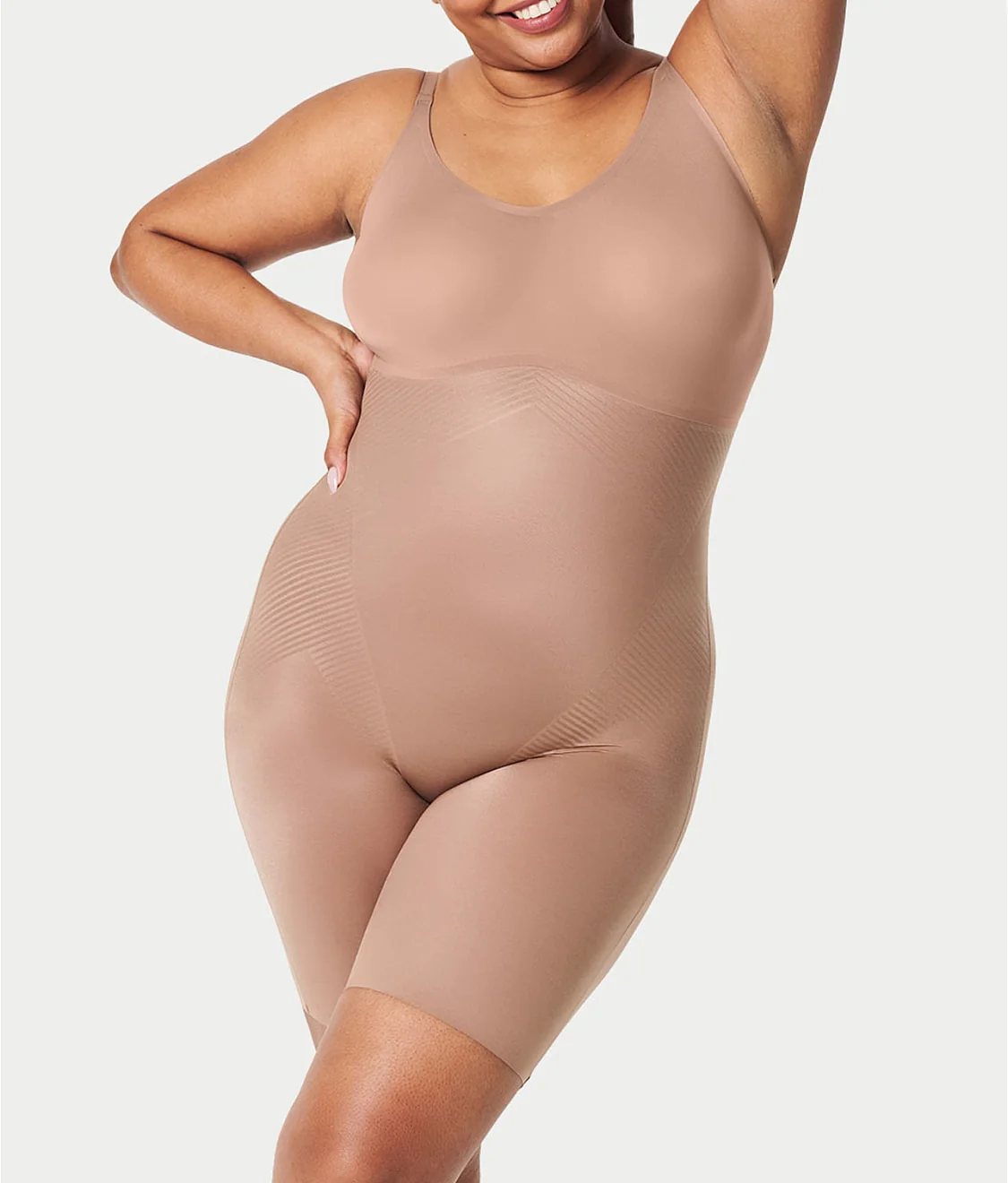 Thinstincts 2.0 Closed Bust Mid-Thigh Bodysuit - Image 4