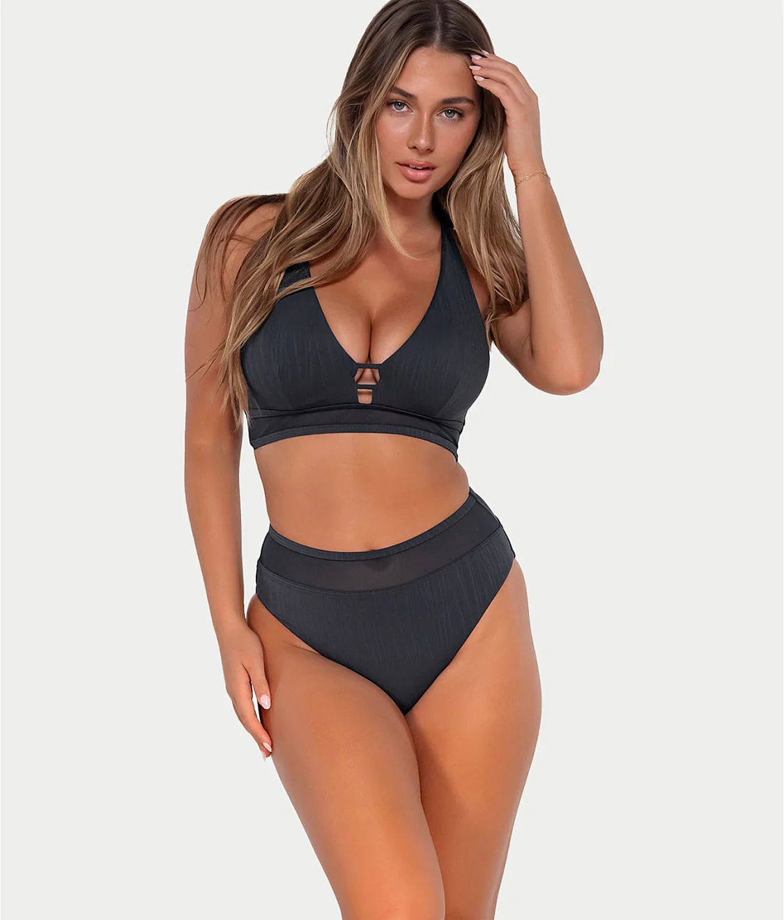 Annie High-Waist Bikini Bottom - Image 18