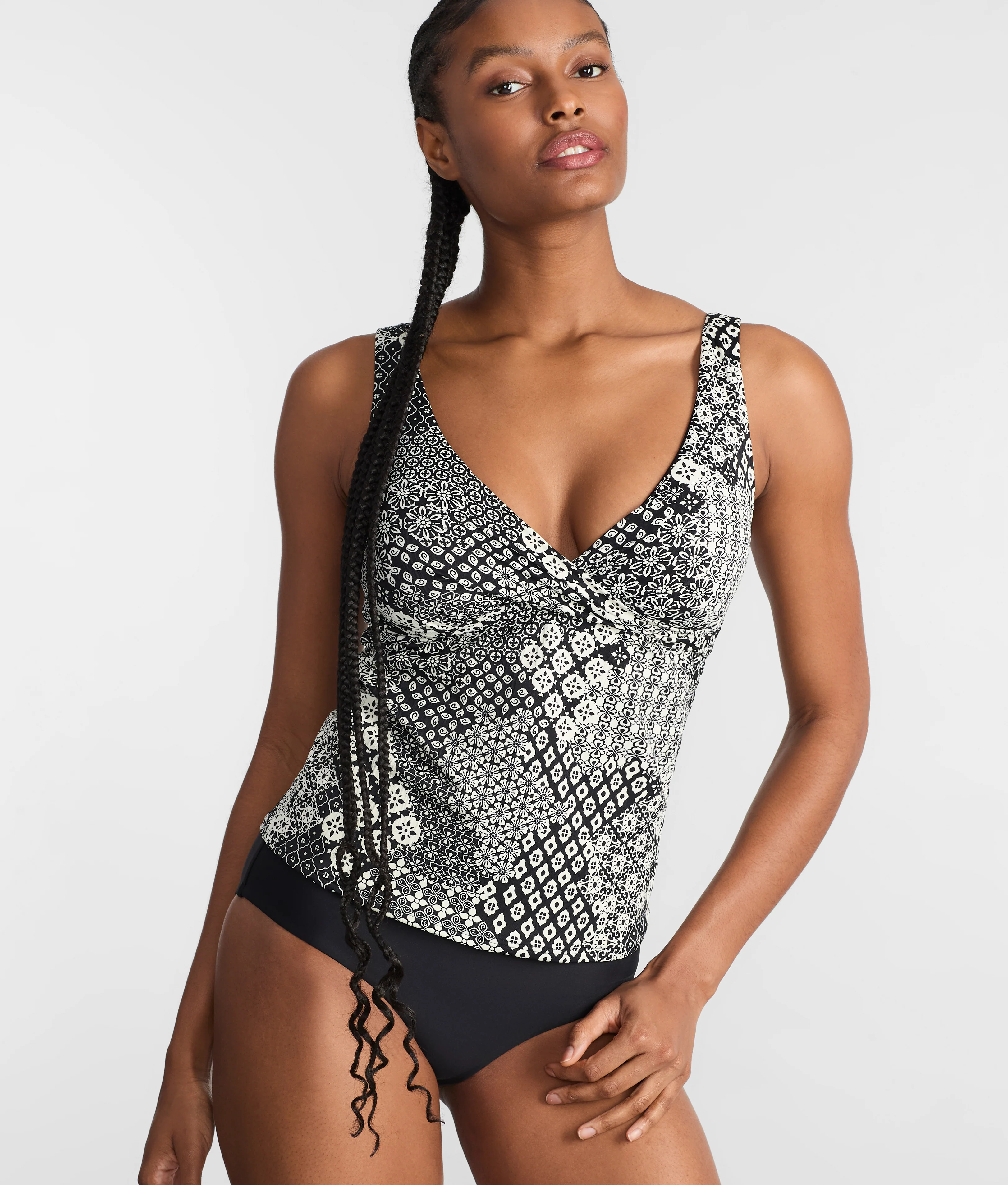 Elsie Underwire Wrap Tankini Top - Image 51