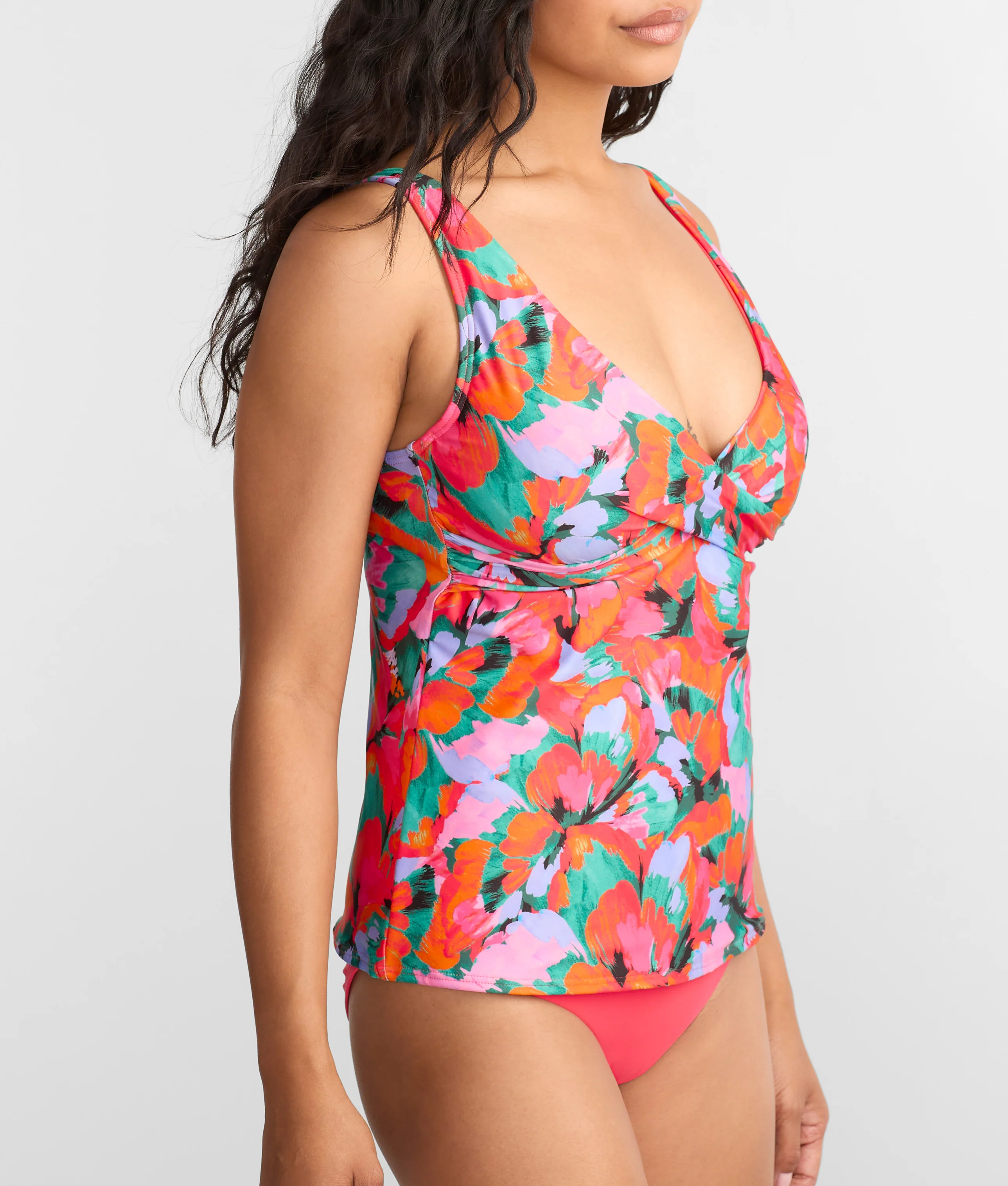 Elsie Underwire Wrap Tankini Top - Image 65
