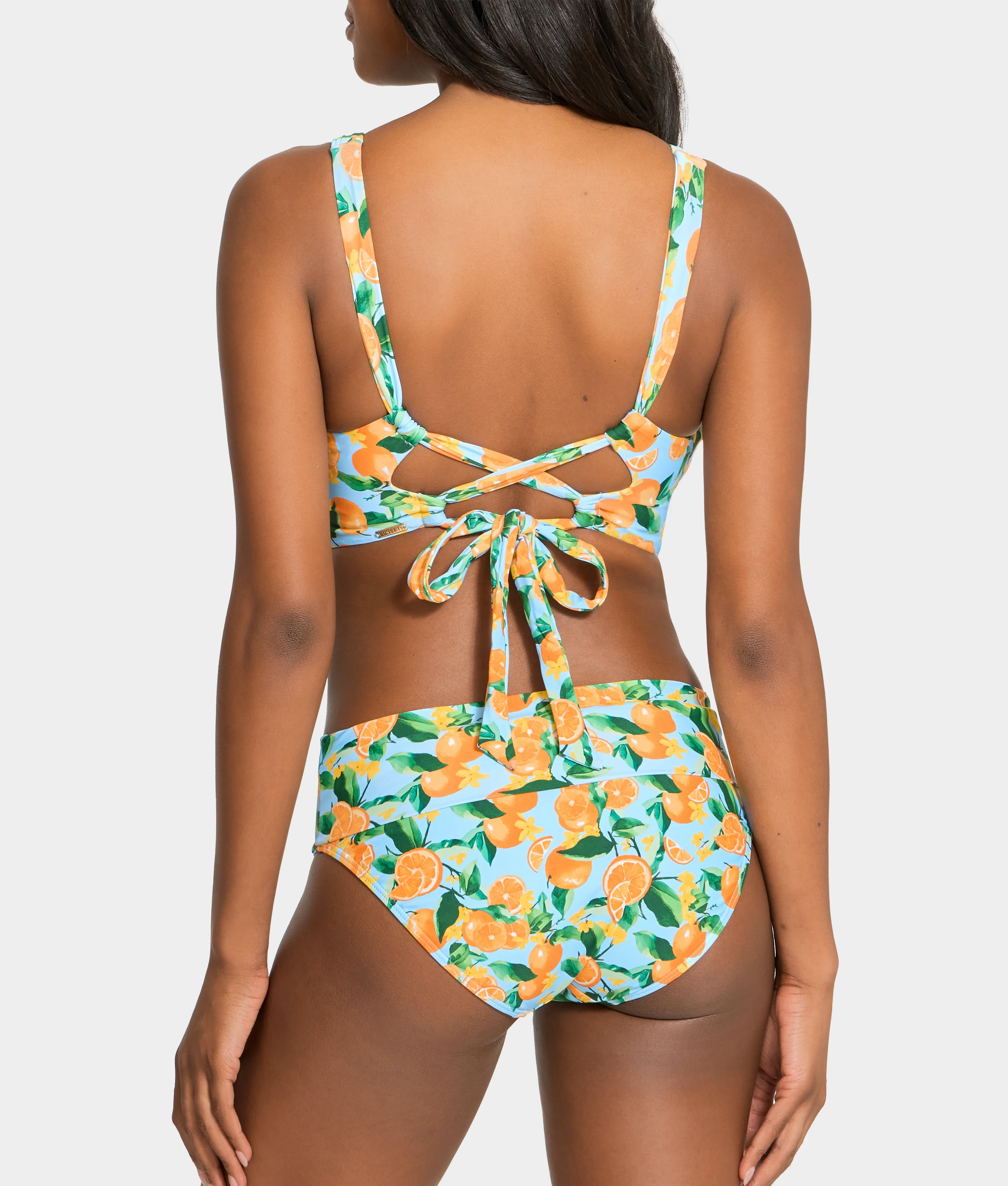 Hannah Fold-Over High-Waist Bikini Bottom - Image 123
