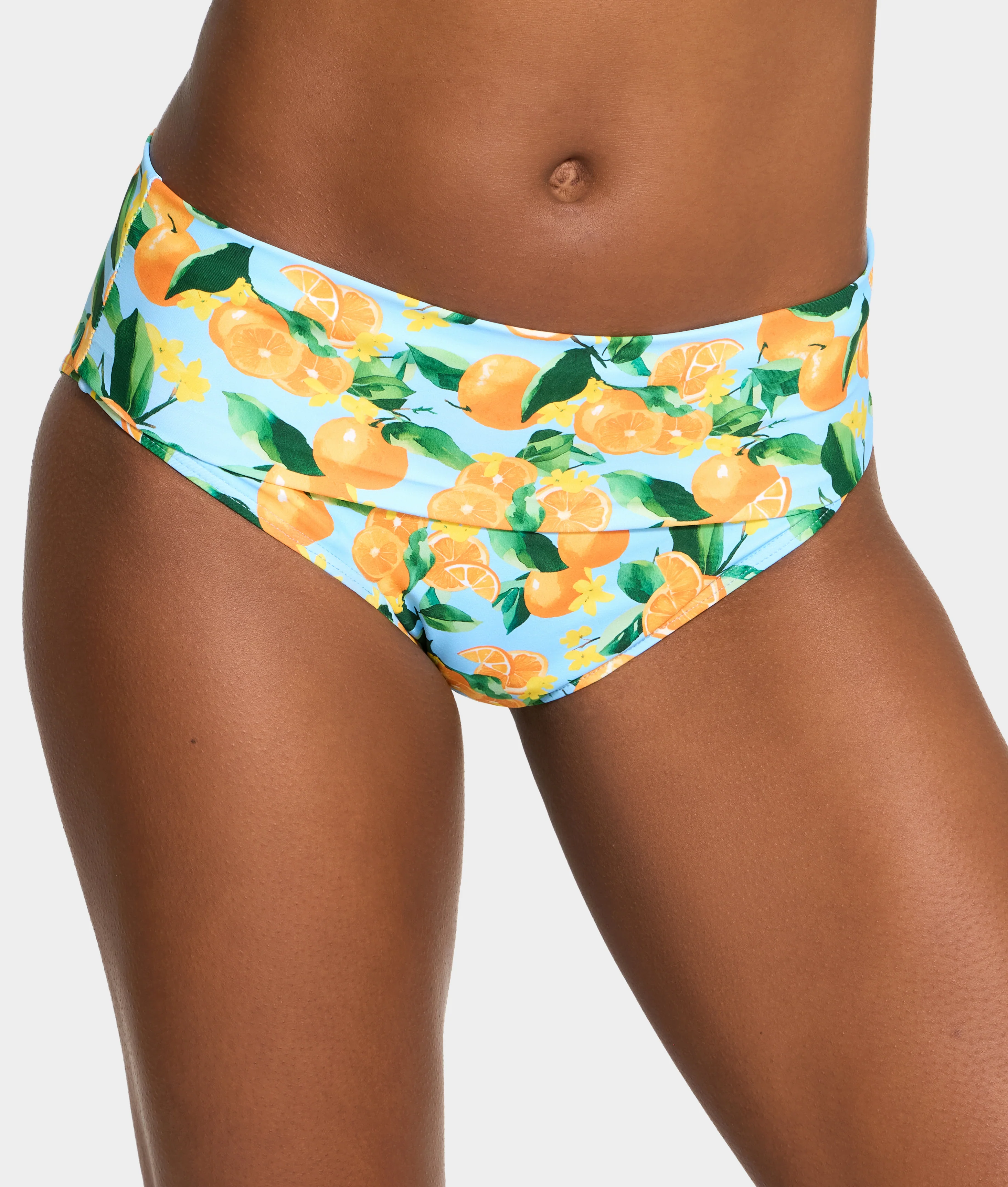 Hannah Fold-Over High-Waist Bikini Bottom - Image 126
