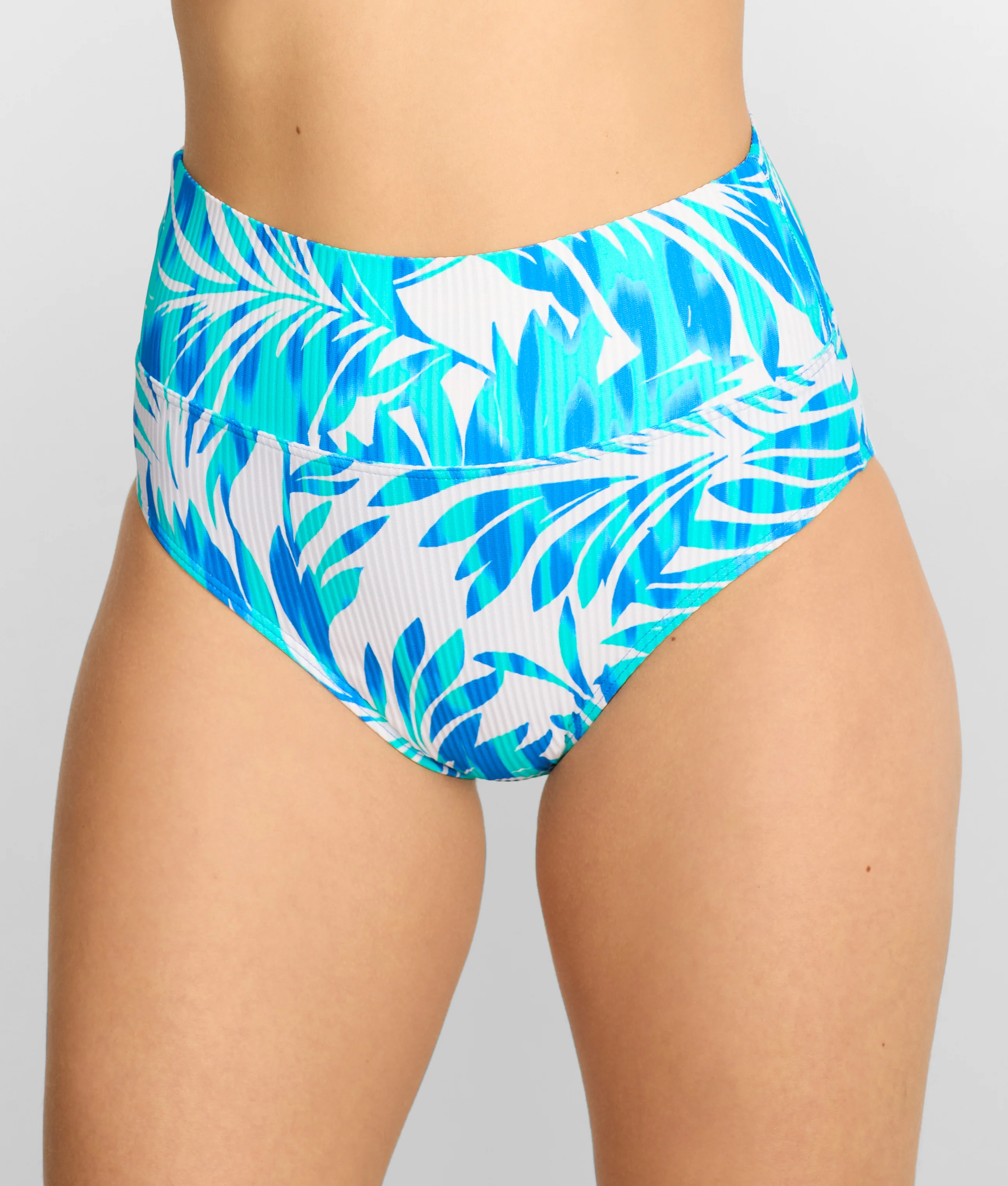 Hannah Fold-Over High-Waist Bikini Bottom - Image 150