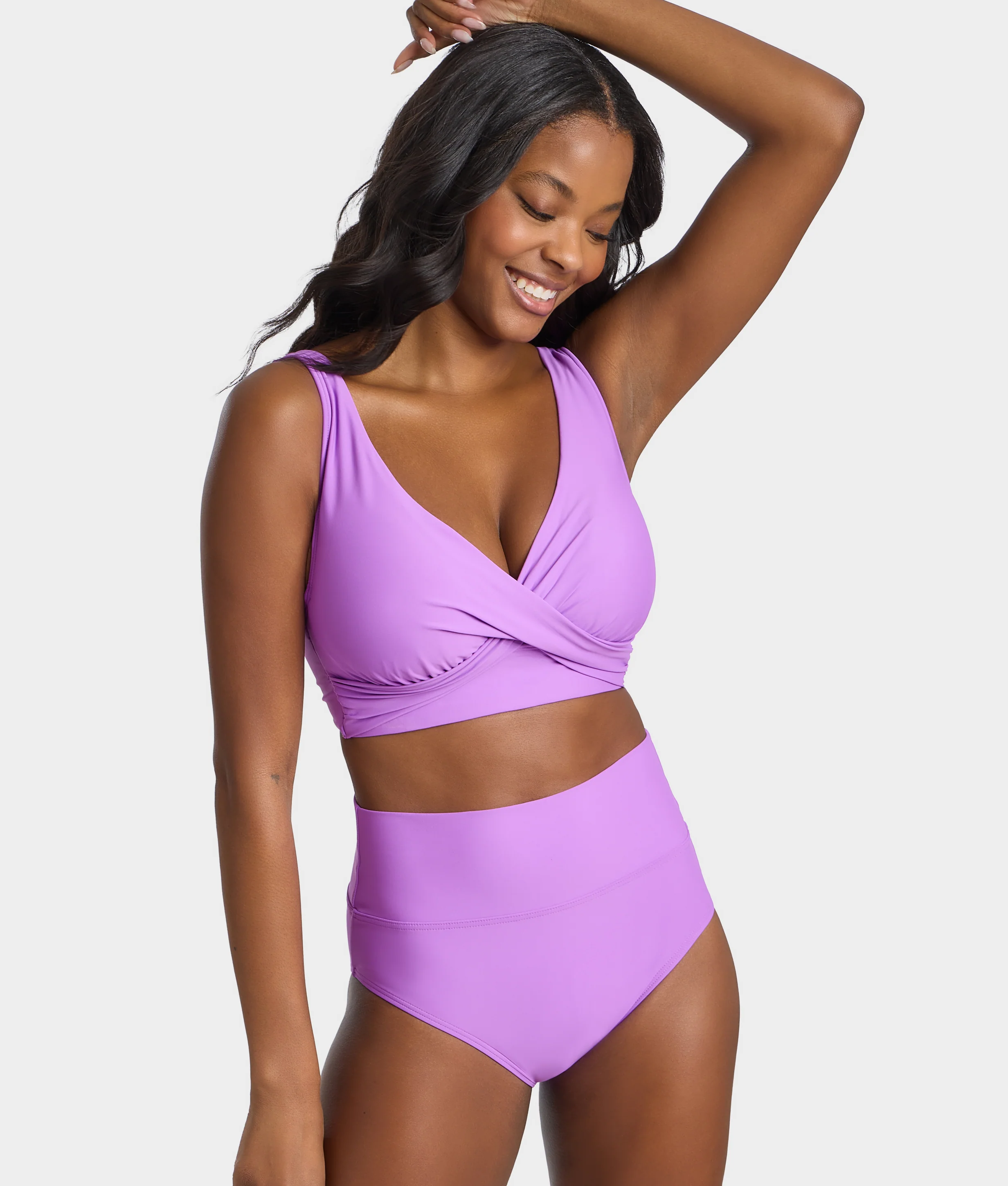 Hannah Fold-Over High-Waist Bikini Bottom - Image 18
