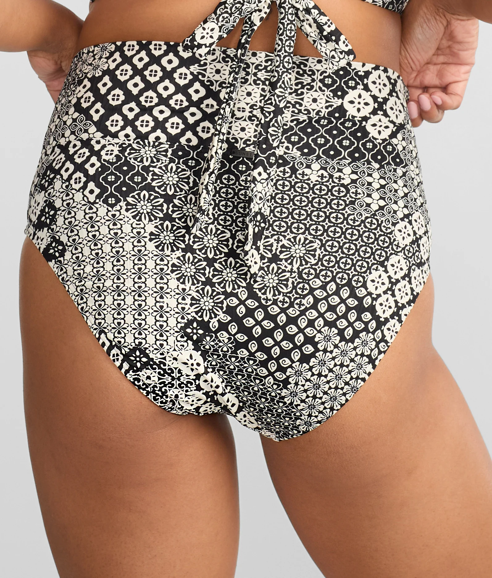 Hannah Fold-Over High-Waist Bikini Bottom - Image 185