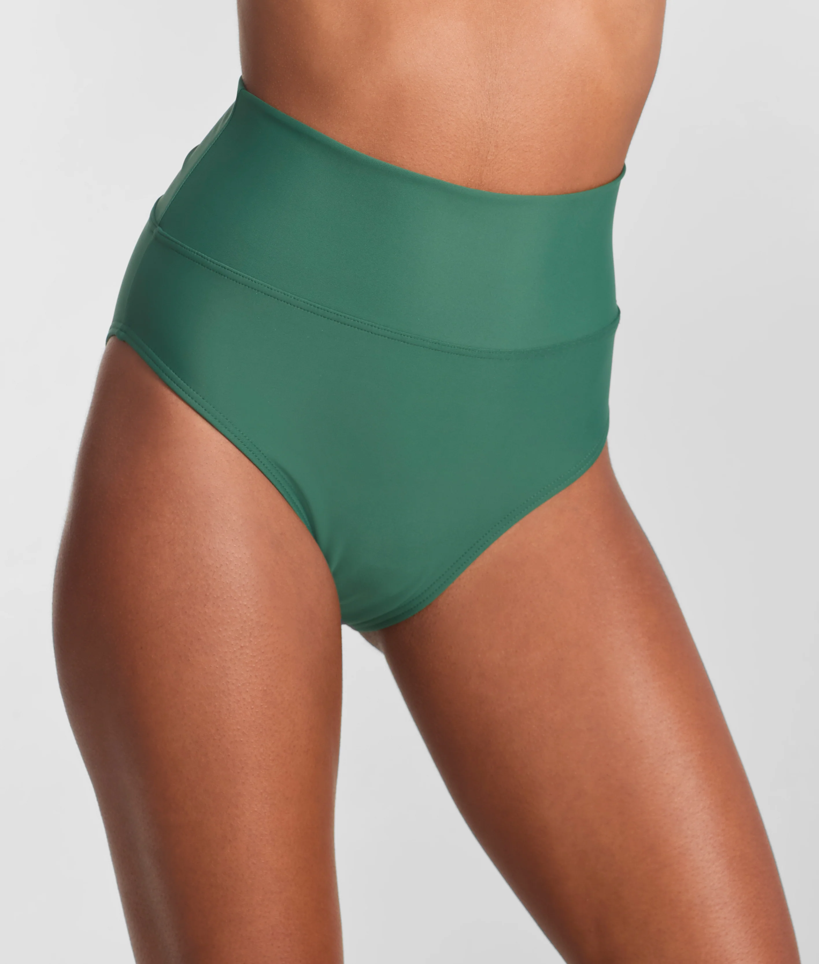 Hannah Fold-Over High-Waist Bikini Bottom - Image 28