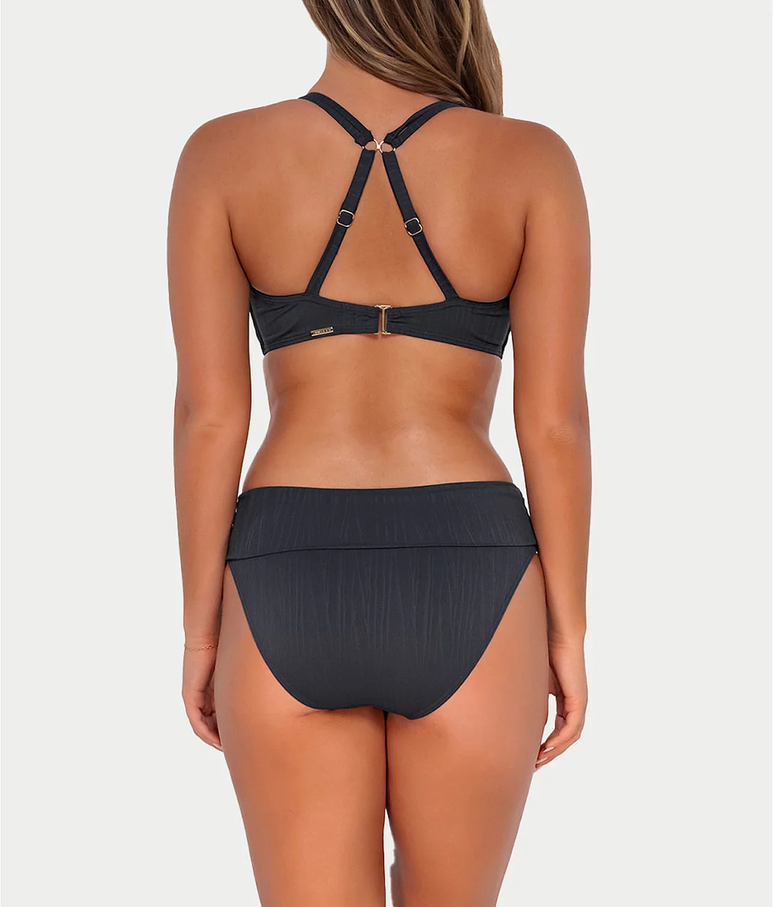 Hannah Fold-Over High-Waist Bikini Bottom - Image 37