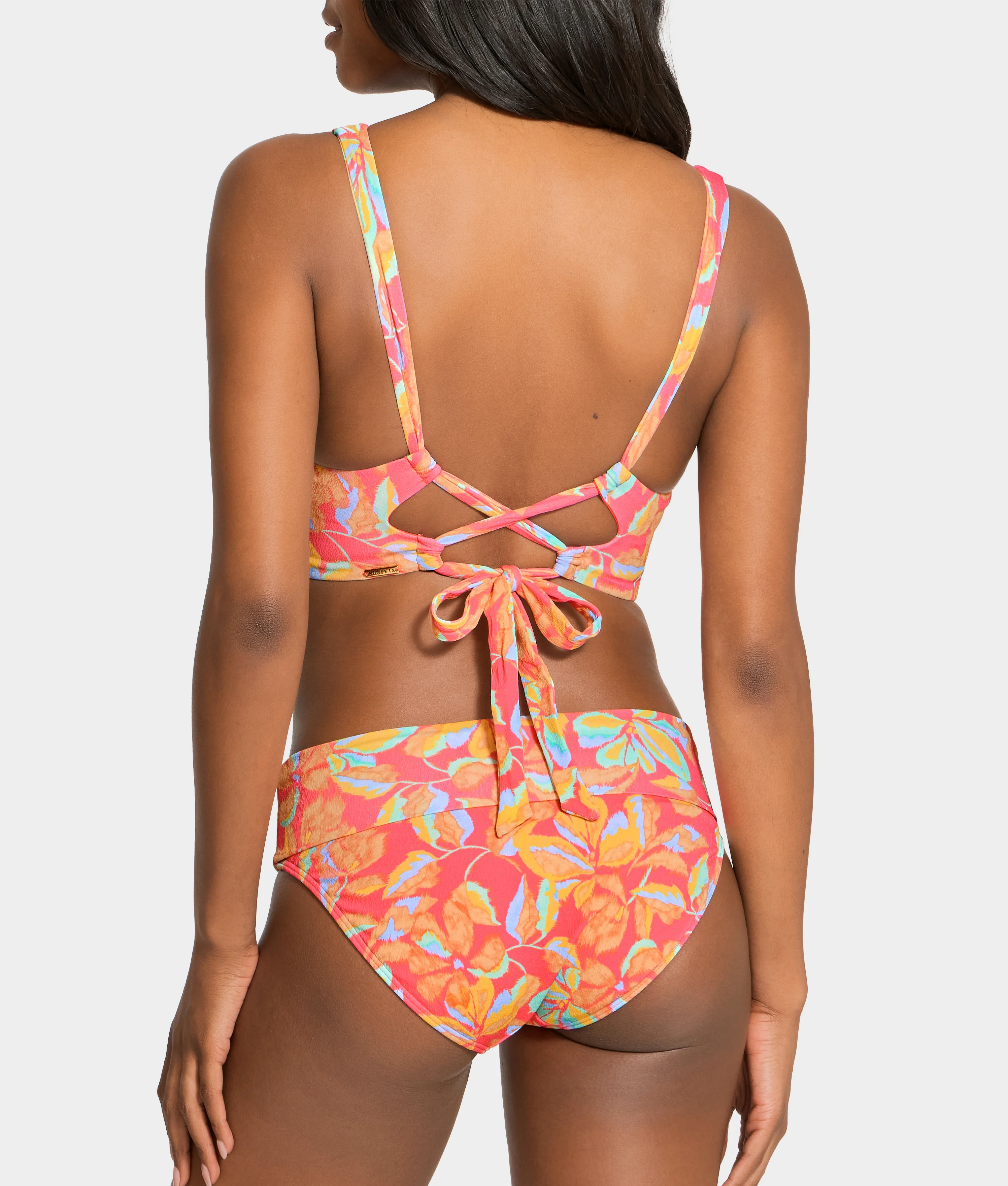 Hannah Fold-Over High-Waist Bikini Bottom - Image 4