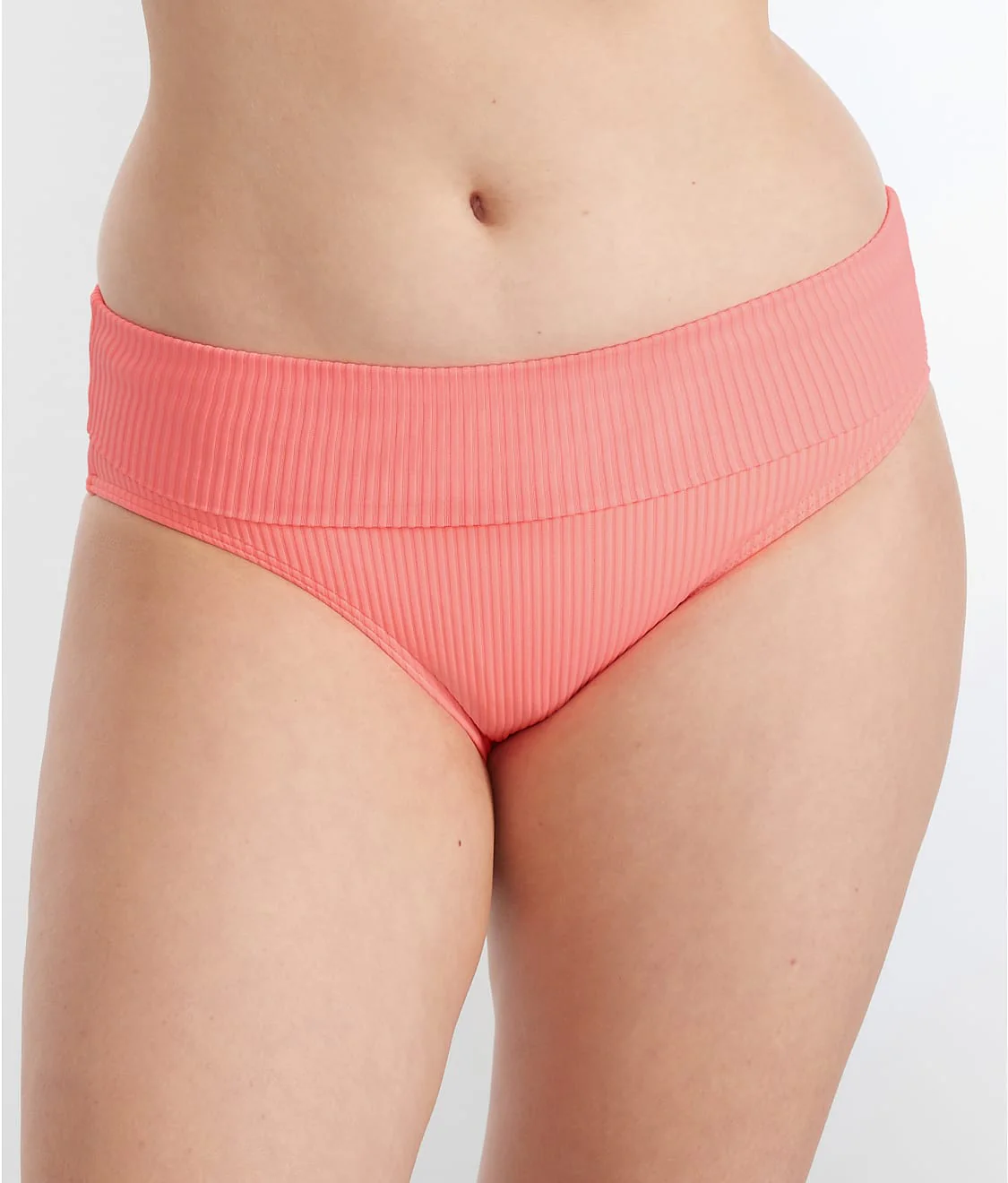 Hannah Fold-Over High-Waist Bikini Bottom - Image 58