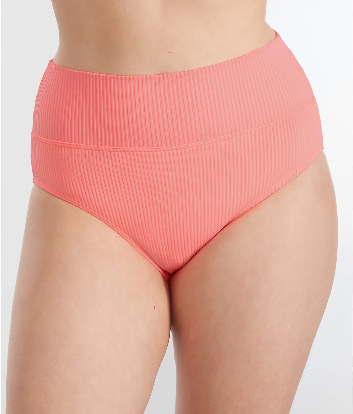 Hannah Fold-Over High-Waist Bikini Bottom - Image 59