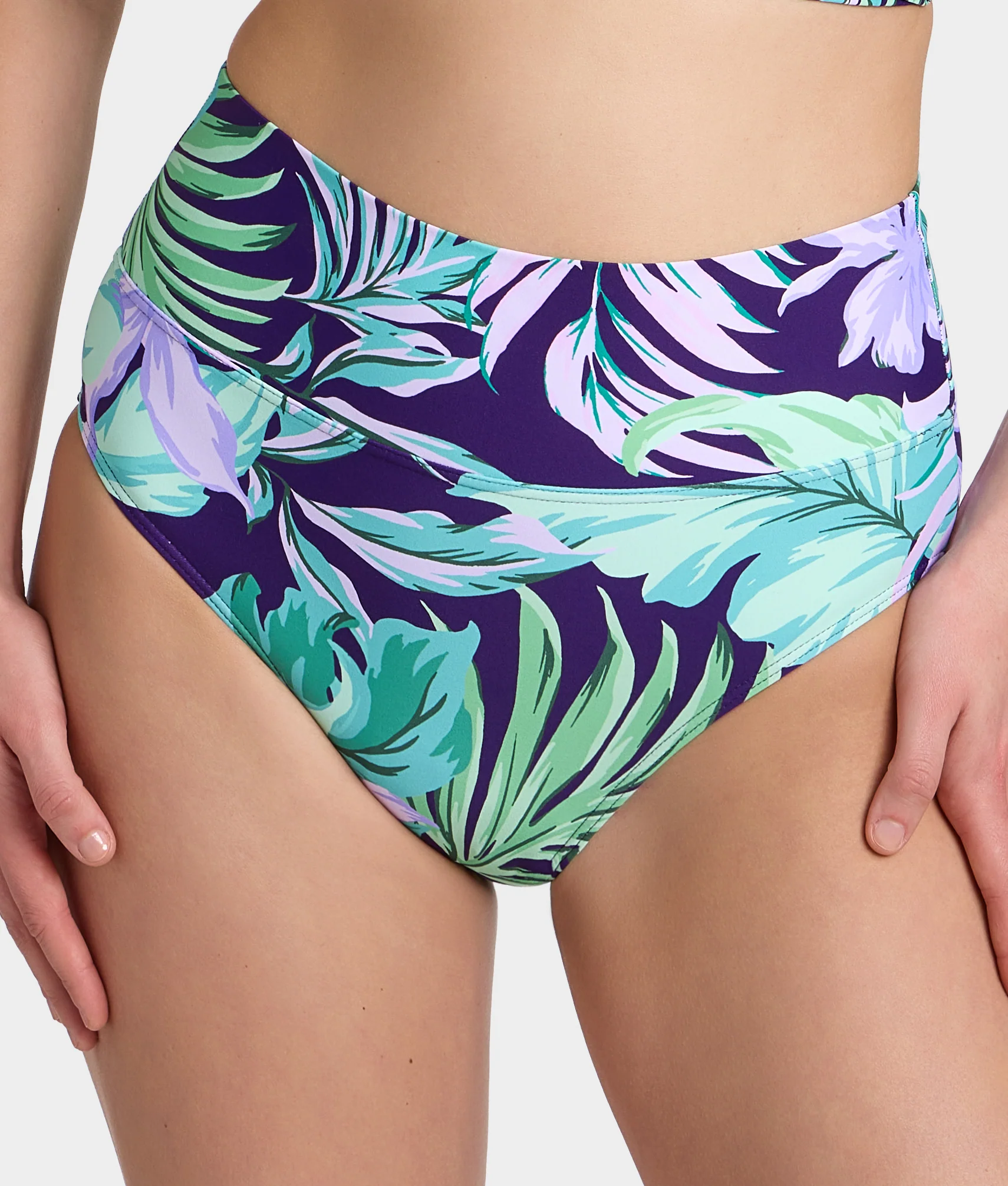 Hannah Fold-Over High-Waist Bikini Bottom - Image 94