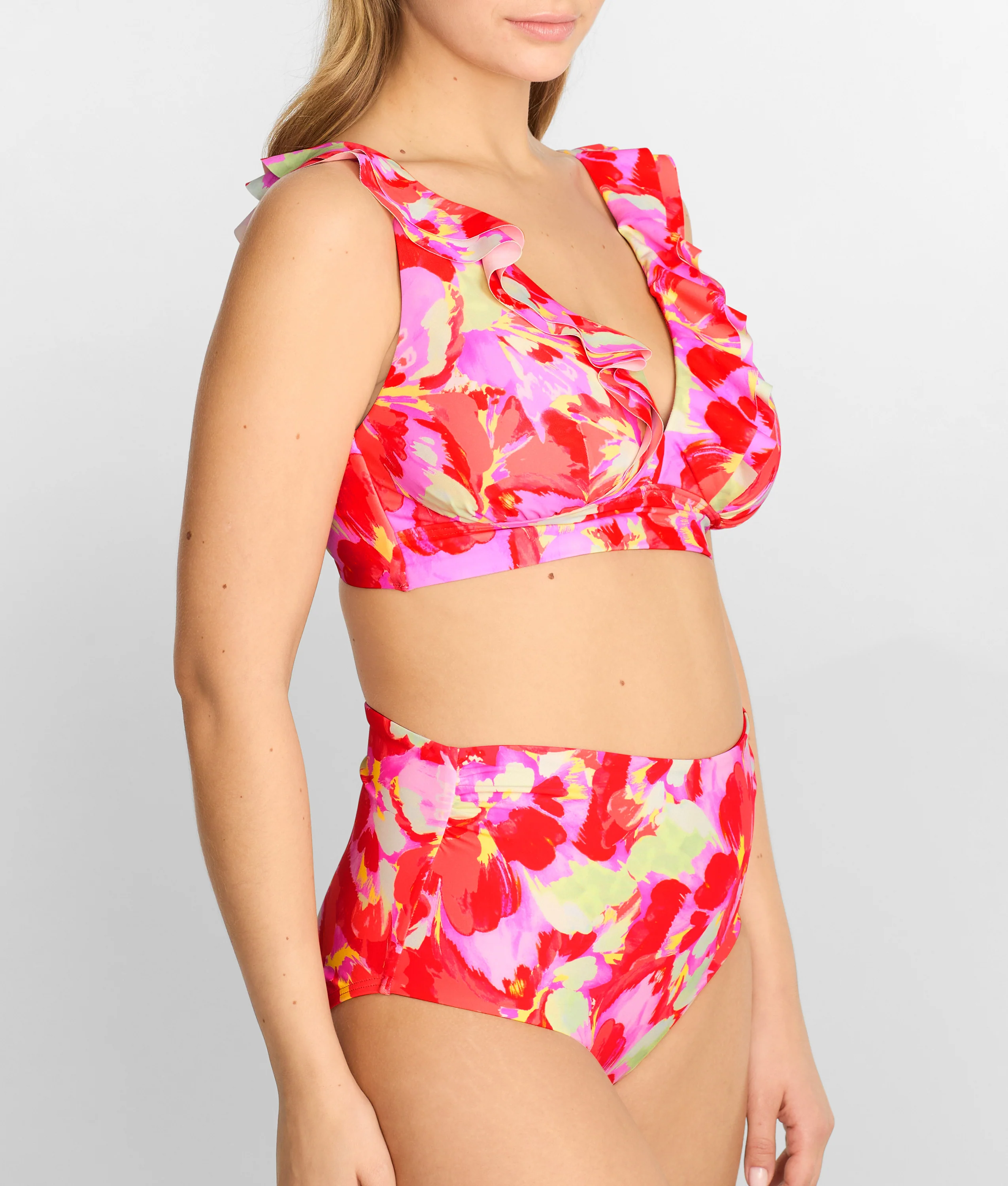 Willa Ruffle Wire-Free Bikini Top - Image 43