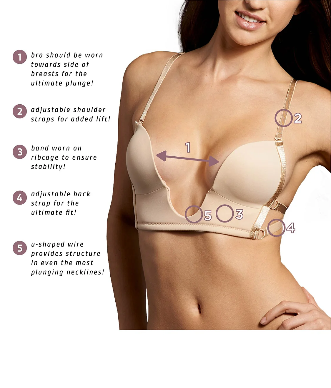 U Plunge Bra - Image 7