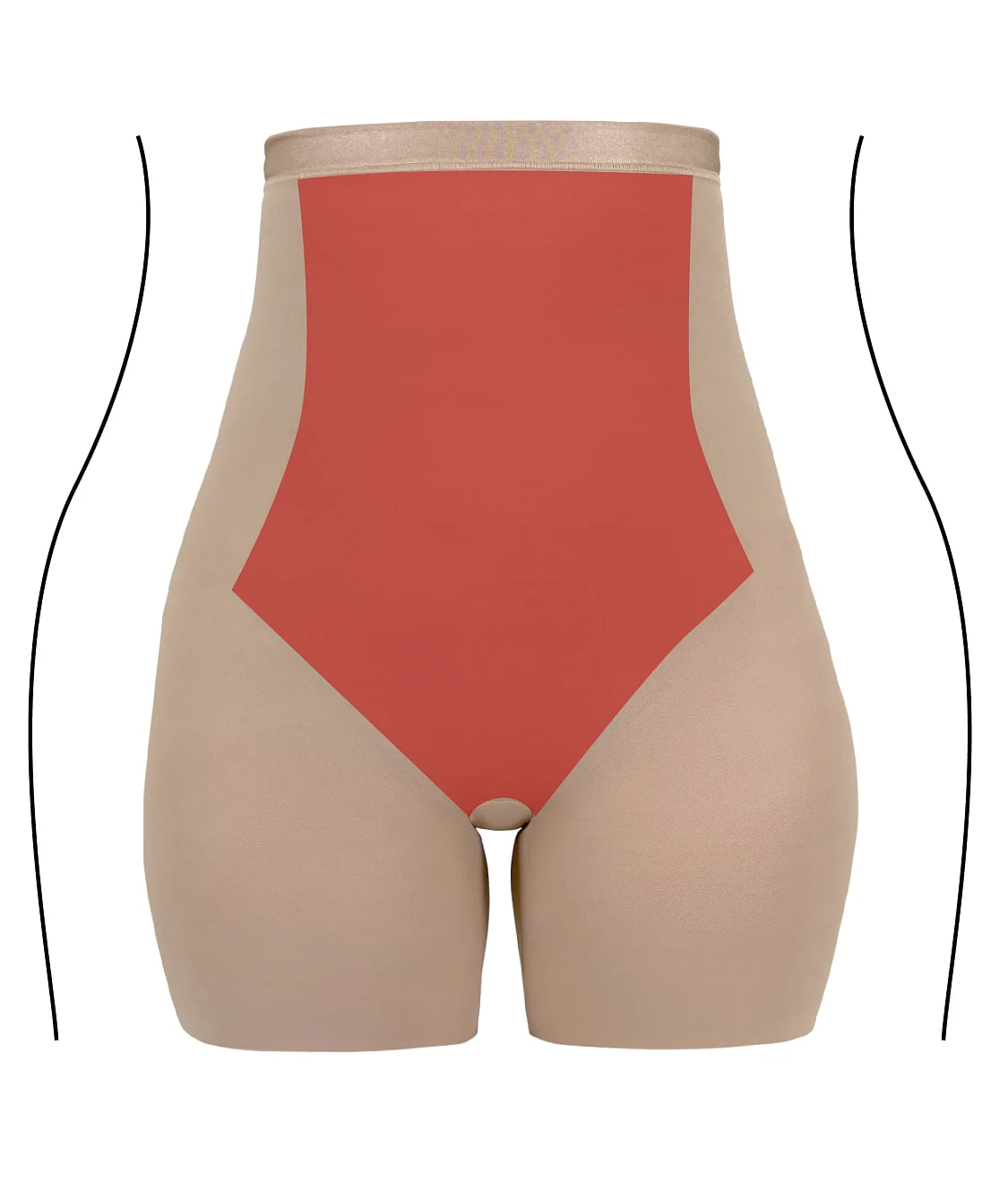 Shape Revelation Firm Control Hourglass High-Waist Thigh Shaper - Image 6
