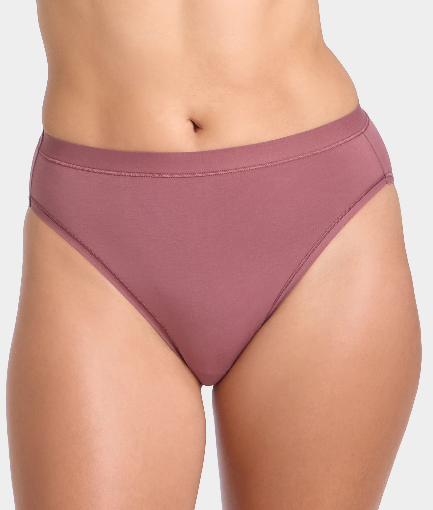 Understated Cotton Hi-Cut Brief - Image 11